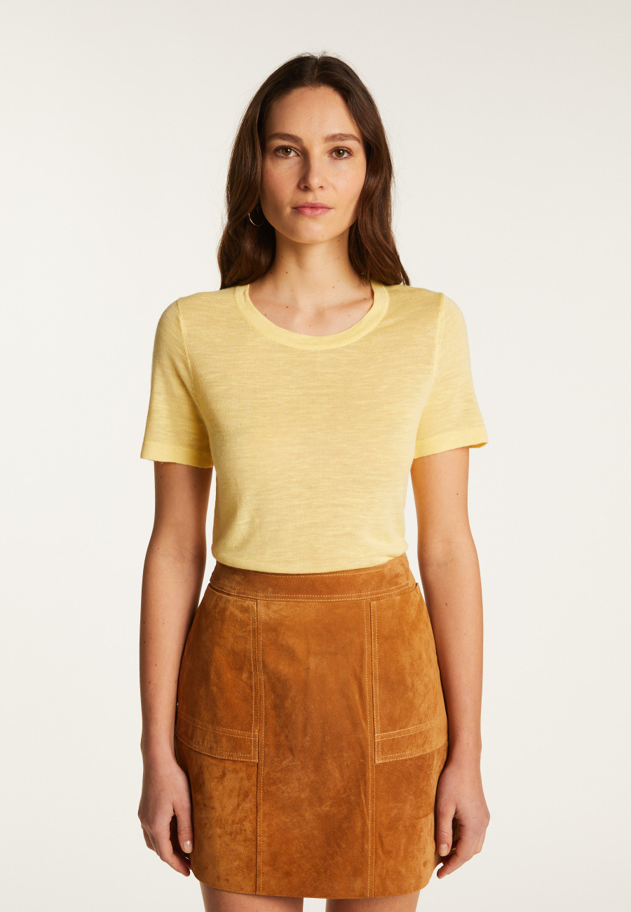 Slub linen T-shirt - Lucie