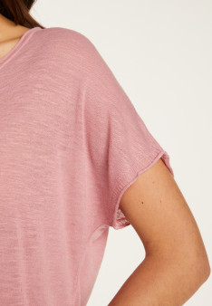 Flamed linen t-shirt - Lola