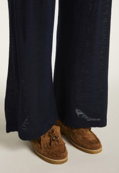 Flamed linen pants - Debora