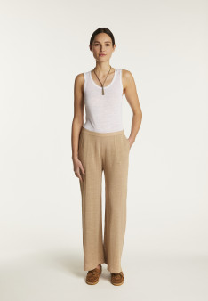 Flamed linen pants - Debora