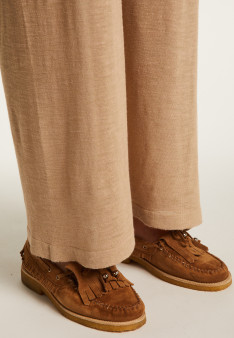 Flamed linen pants - Debora