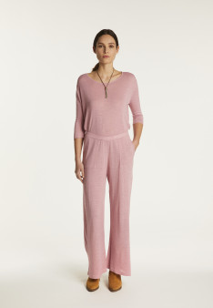 Flamed linen pants - Debora