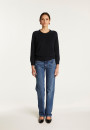 Cotton and linen crew neck sweater - Nicky