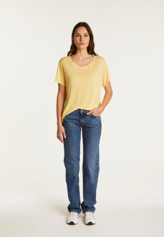 Flamed linen t-shirt - Lola