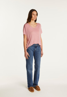 Flamed linen t-shirt - Lola