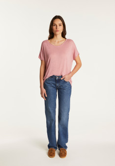 Flamed linen t-shirt - Lola