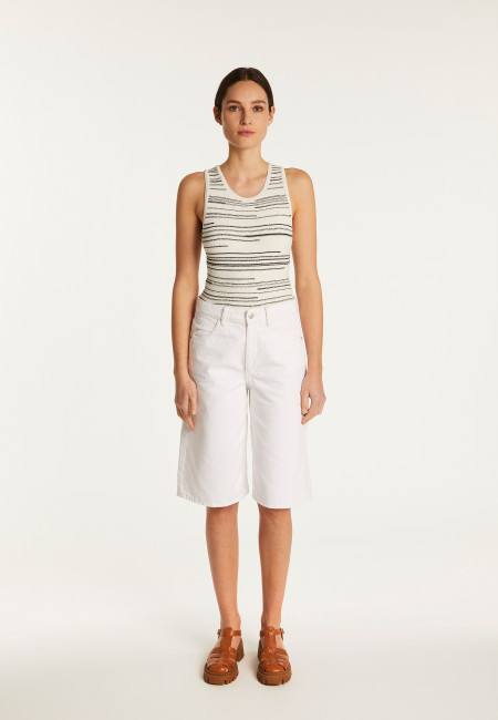 Cotton Tank Top and Stripes - Doja