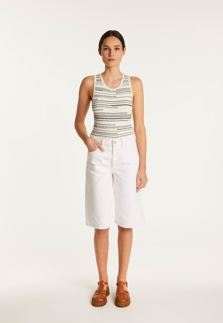 Cotton Tank Top and Stripes - Doja