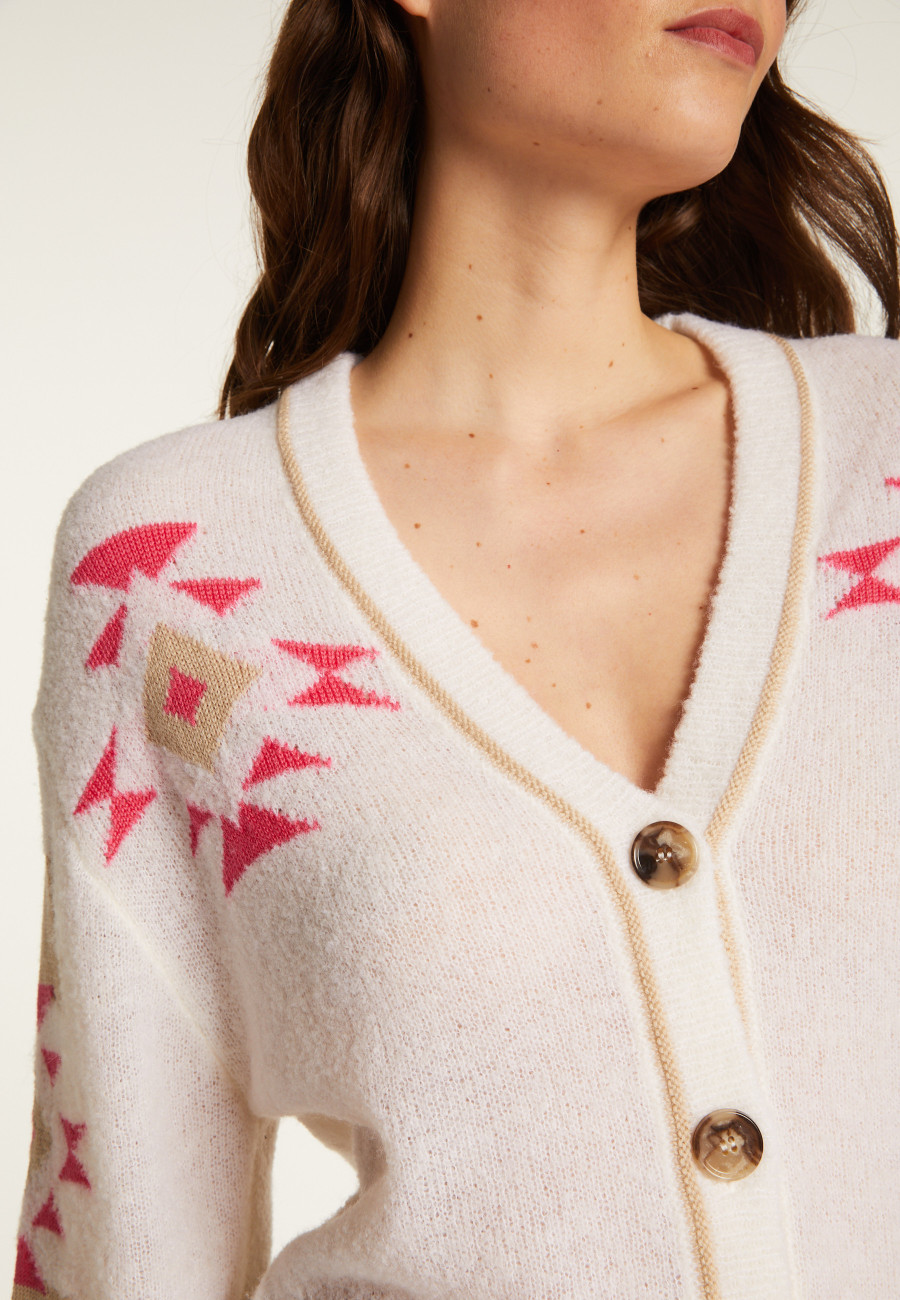 Cardigan en laine mélangée - Franckie