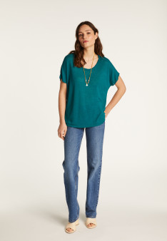 Flamed linen t-shirt - Lola