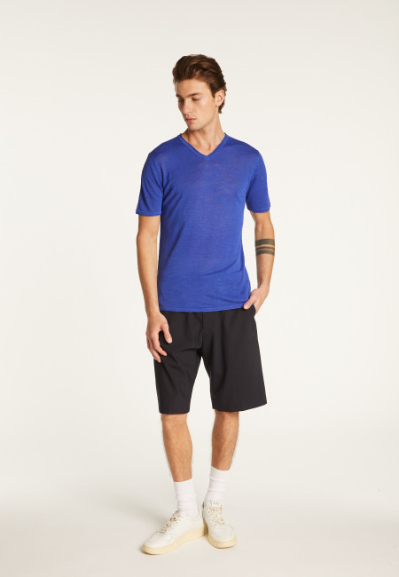 Cotton V-neck T-shirt - Reuben