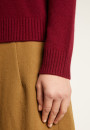 Cardigan en cachemire col rond boutonné - Adelys 7451 bronze - 83 Kaki