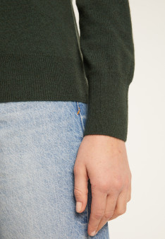 Pull col roulé en cachemire - Abesse 7461 cognac - 92 Rouille