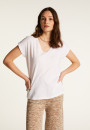 Cotton V-neck T-shirt - Dasha