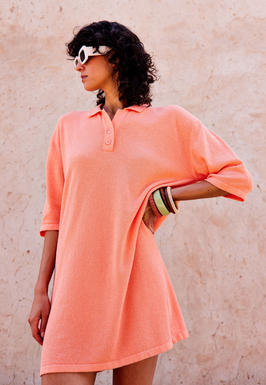 Robe en coton bouclette Donia
