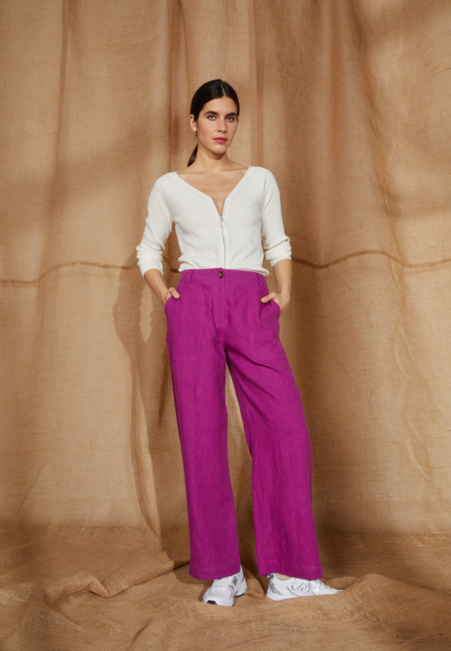 Pantalon en lin Ella