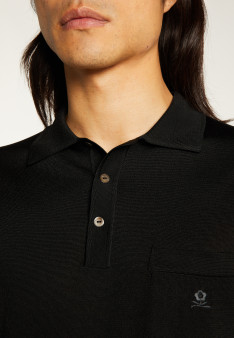 Man's polo of quality made of fil lumiere | Montagut Paris official website