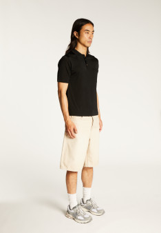 Man's polo of quality made of fil lumiere | Montagut Paris official website