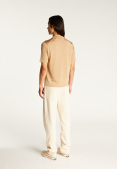 Man's polo of quality made of fil lumiere | Montagut Paris official website