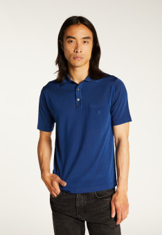 Man's polo of quality made of fil lumiere | Montagut Paris official website