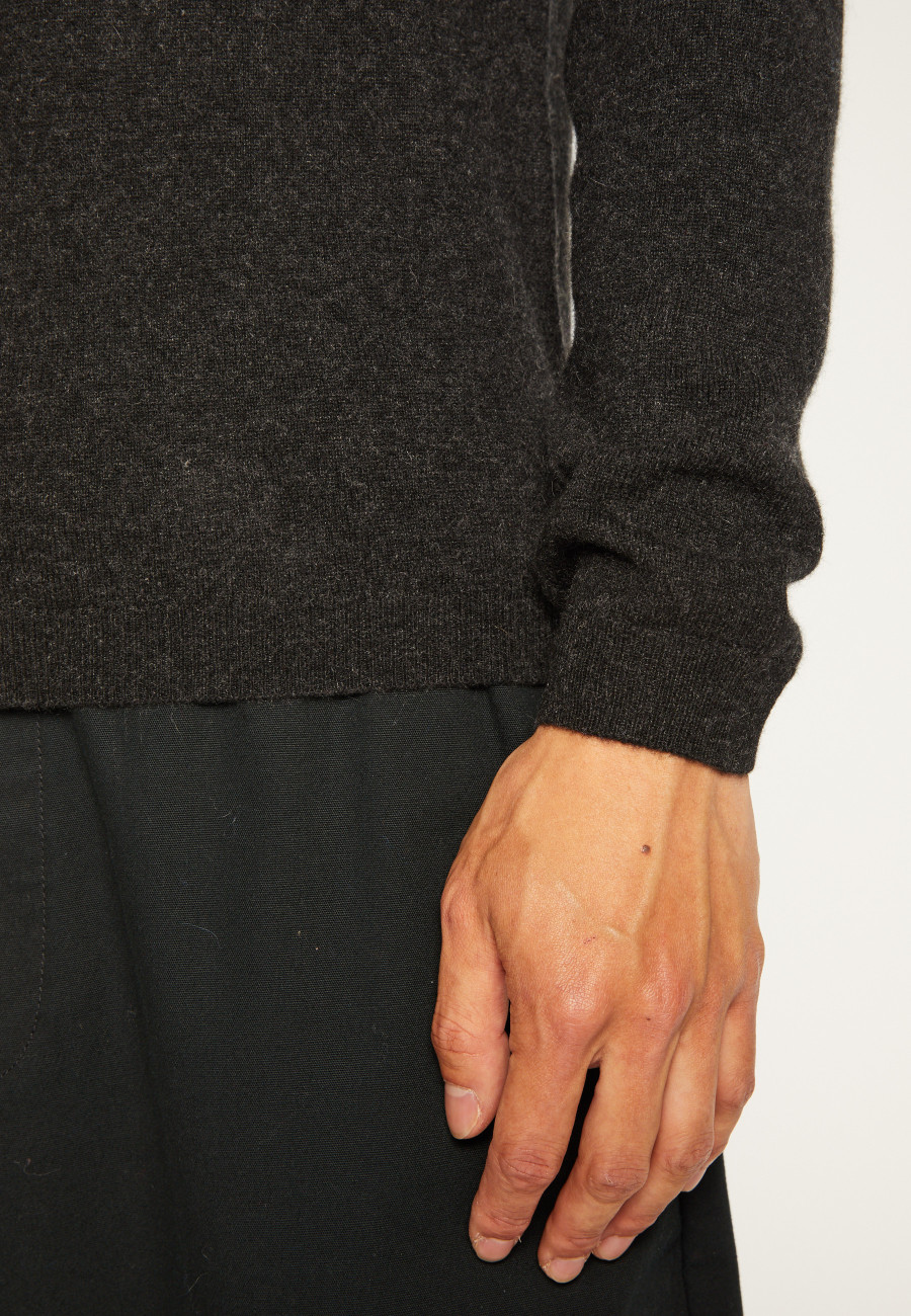 V collar cashmere sweater - Evann
