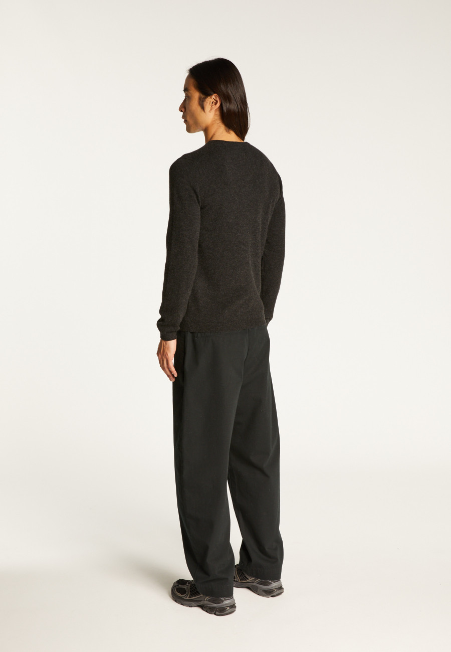 V collar cashmere sweater - Evann