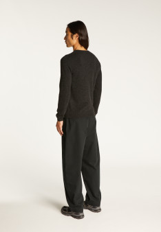 V collar cashmere sweater - Evann