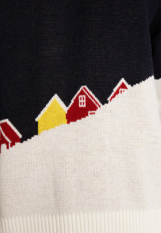 Pull graphique en laine mérinos - Stanley