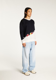 Pull graphique en laine mérinos - Stanley