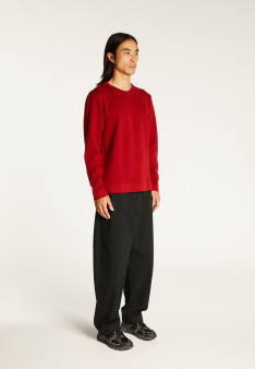 Pull en laine mérinos avec logo - Santi