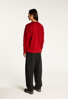 Pull en laine mérinos avec logo - Santi