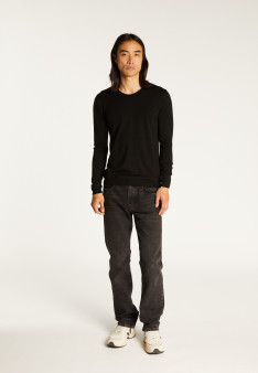 Men's round-necked pullover merino wool - Bardem