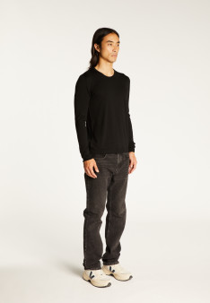 Pull col rond en laine mérinos - Eddie