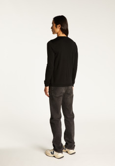 Pull col rond en laine mérinos - Eddie