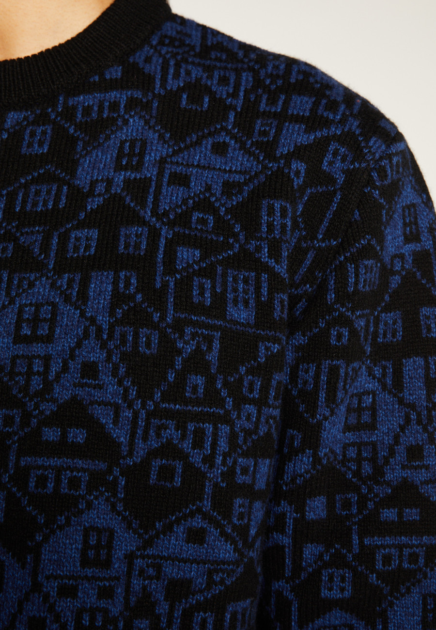 Wool and cashmere unisex sweater - Swann