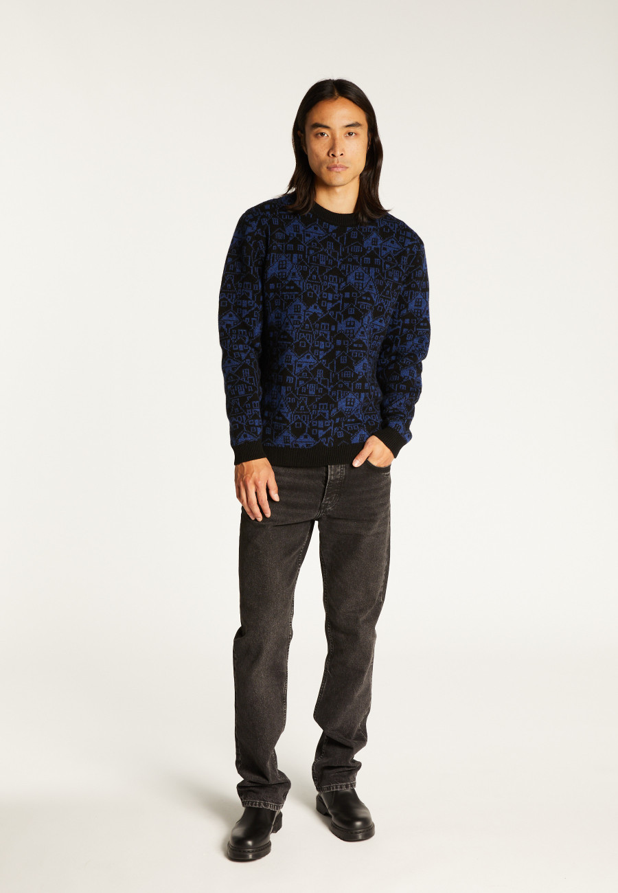 Pull mixte en laine et cachemire - Swann