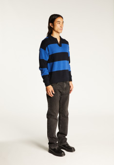 Pull col polo en laine et cachemire - Sean