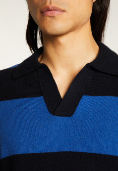 Pull col polo en laine et cachemire - Sean