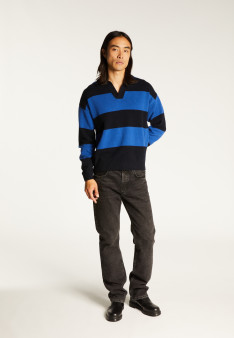 Pull col polo en laine et cachemire - Sean