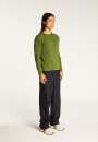 Round-neck cashmere sweater with rolled finishes - Ernest