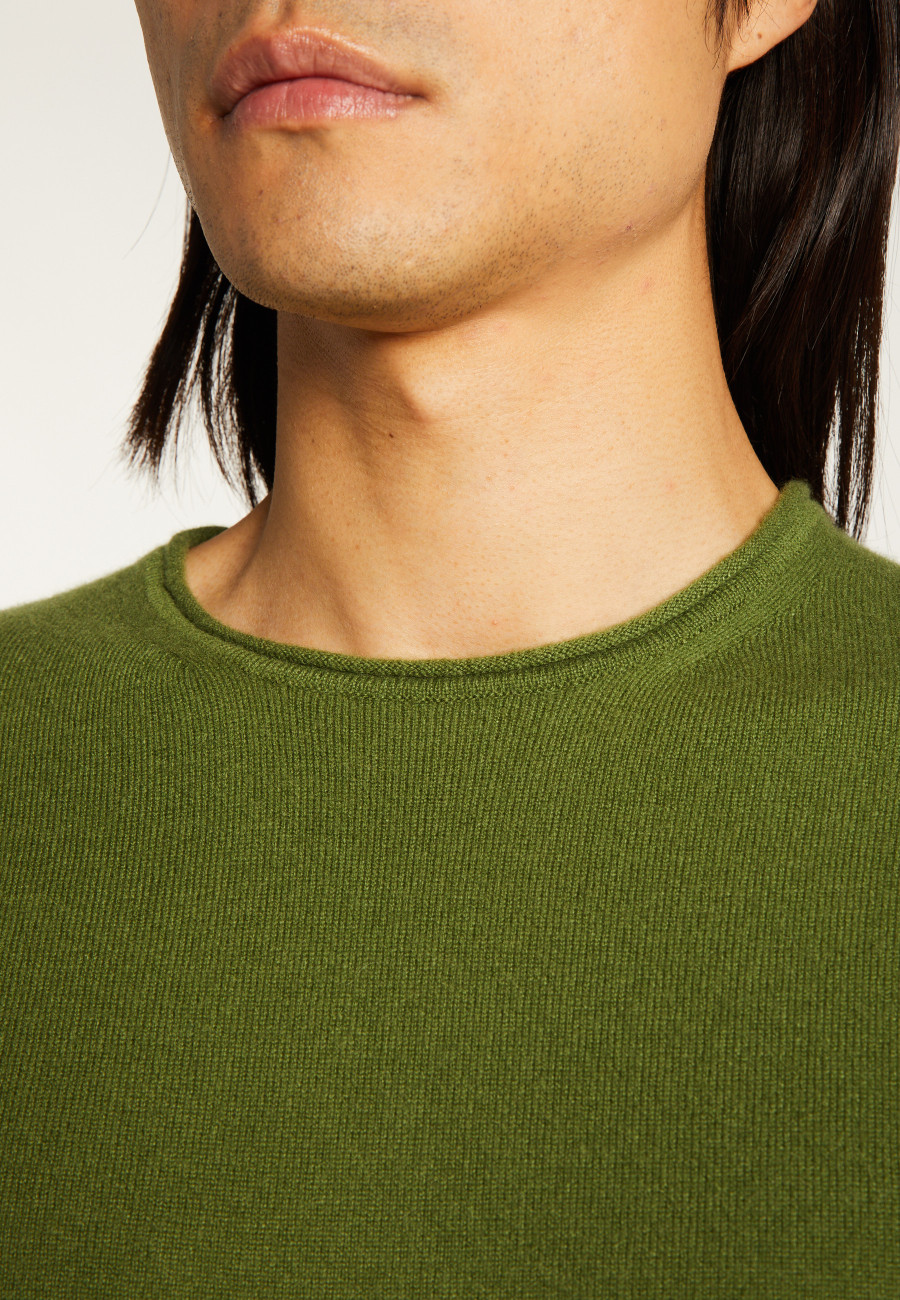 Pull cachemire col roulotté - Ernest