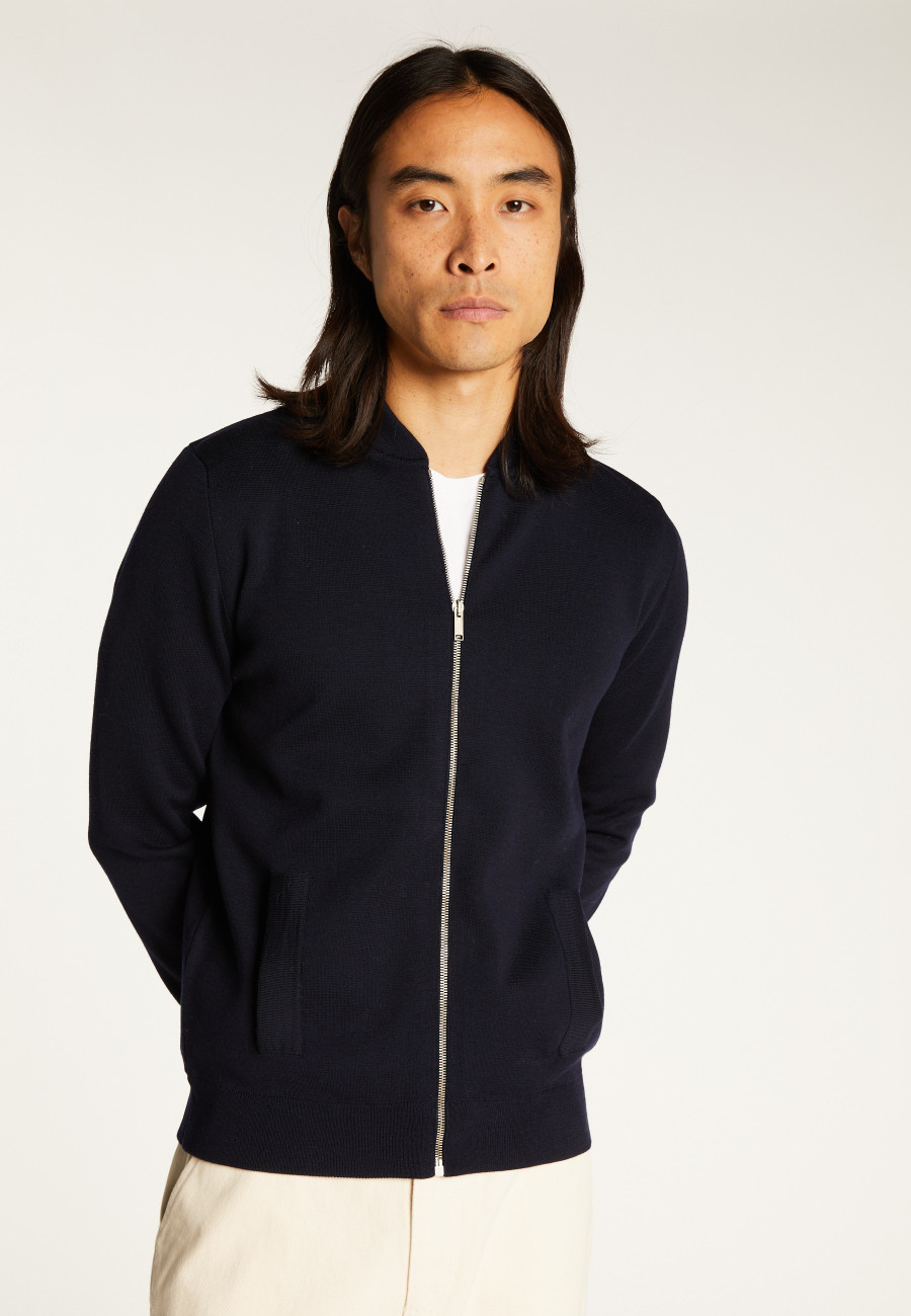 Merino wool pocket jacket - Archibald