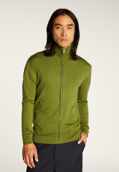 Zipped vest with logo in merino wool - Estian