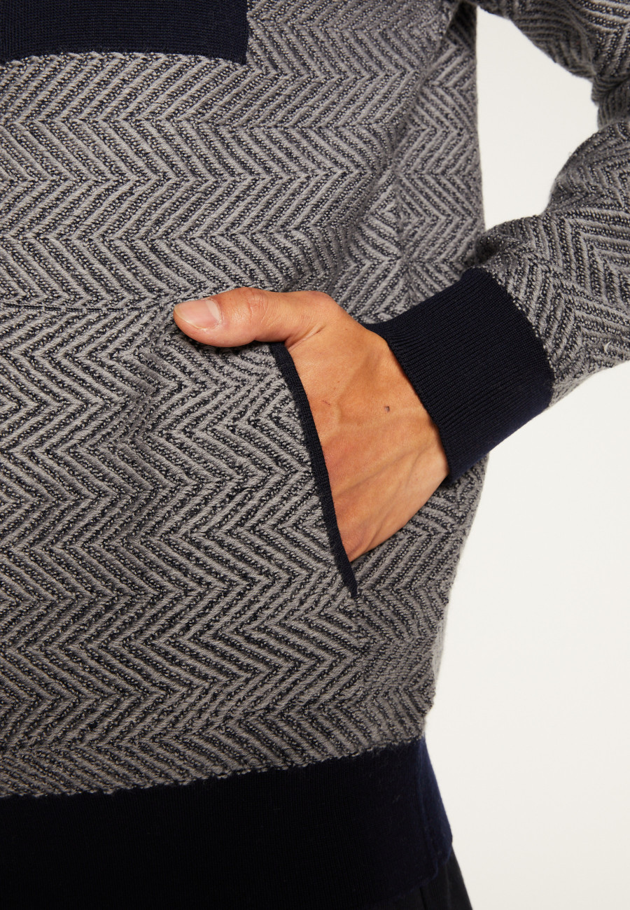 Merino wool zipped jacket - Dinesh