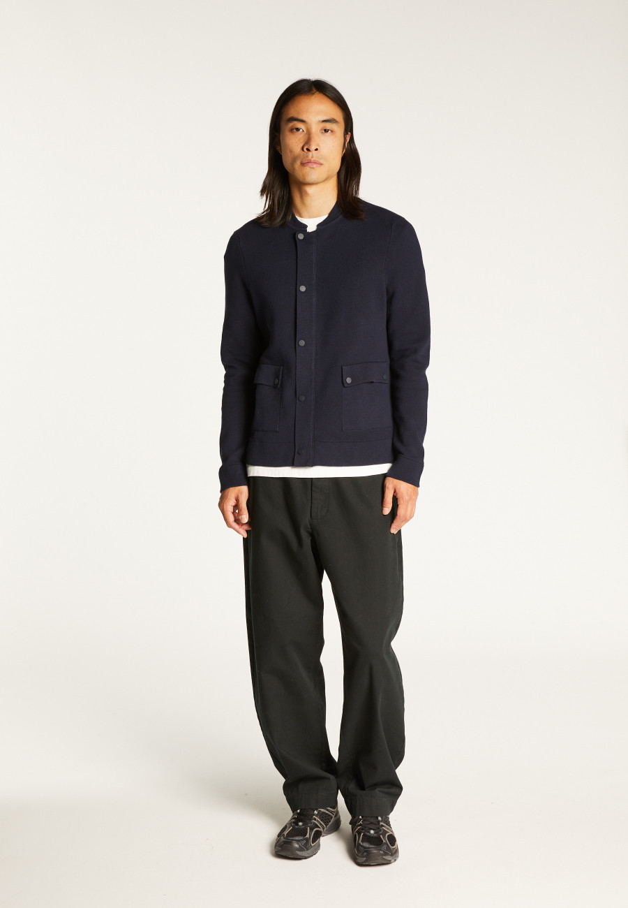 Veste zippée à poches en coton - Dalil