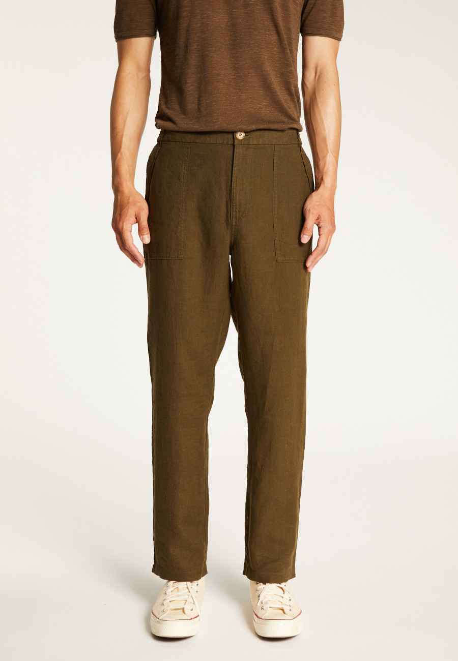 Pantalon à poches en lin - Dimitri