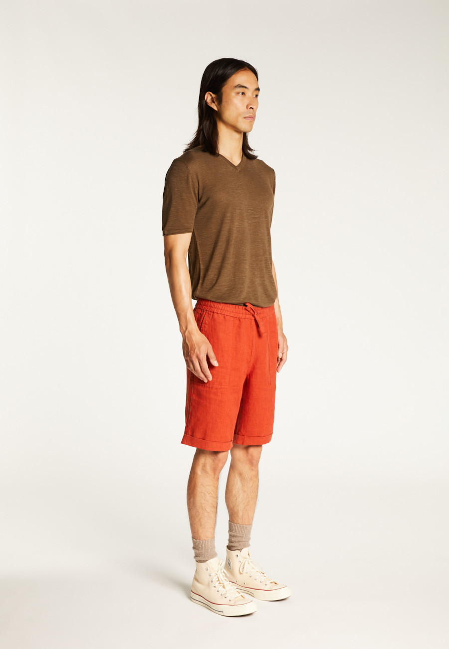 Short à poches en lin - Diego