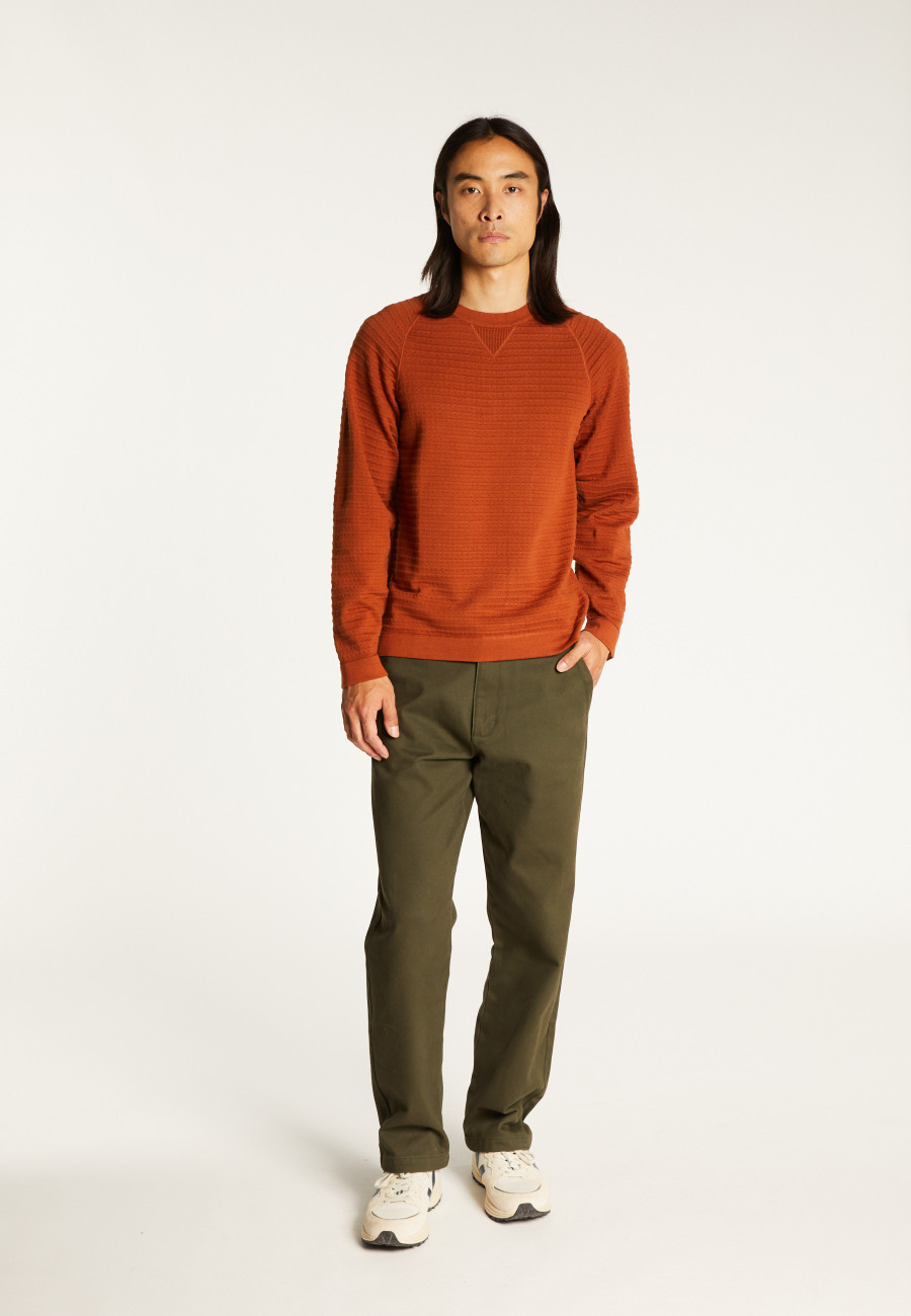 Pull en coton manches raglan - Dwight
