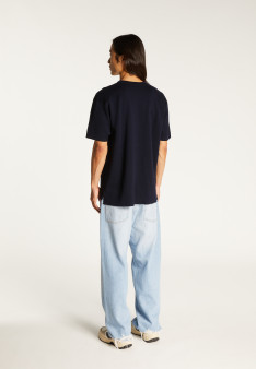 T-shirt ample avec poche en laine mérinos - Florentin