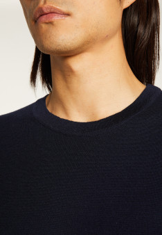 T-shirt ample avec poche en laine mérinos - Florentin